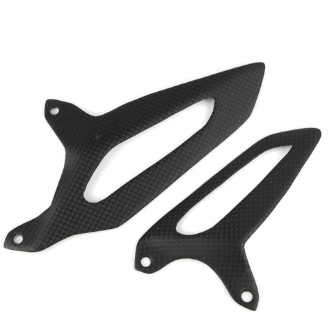 Ducati Panigale Carbon Fersenschutz Heel Plates Protection Repose Pieds 1